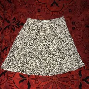 Floral high wasted skirt